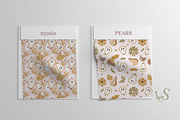 Botanical Boho Pear Seamless Pattern, a Pattern Graphic by Little Creative Scribbles (Thumbnail 2 of 8)