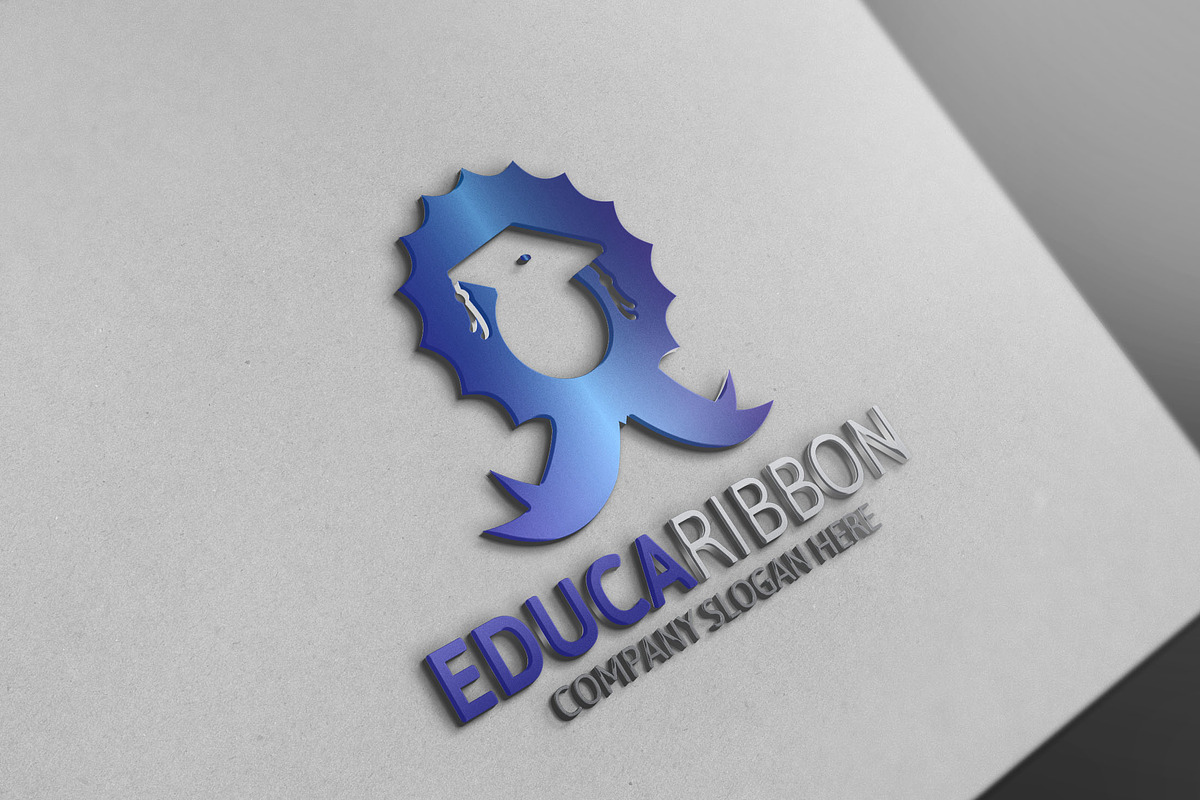 Education Ribbon Logo, a Branding & Logo Template by Josuf Media