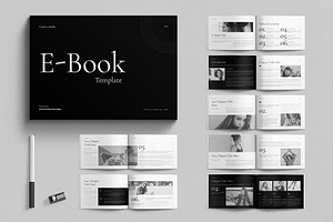 E-Book Template Landscape, a Magazine Template by E-Type