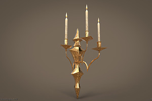 Chandelier 3d Model Game Ready