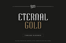 Eternal Gold Decorative Font