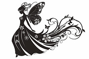 Silhouette of a fairy with delicate, an Illustration by Amazin_art (Thumbnail 2 of 13)