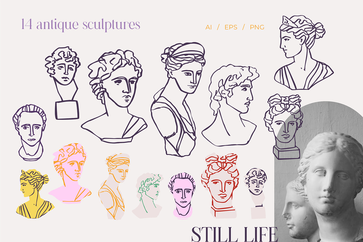 Still life creator patterns & poster, an Object Graphic by yttadesign (Photo 7 of 15)