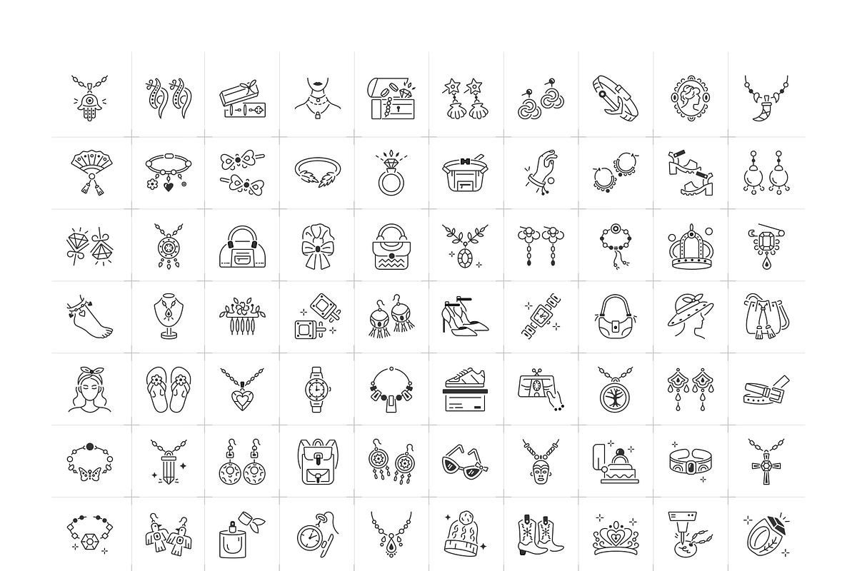 Animated Jewellery and Accessories, an Outline Icon by Prosymbols (Photo 5 of 6)