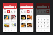 Redfudz - Food Mobile App UI Kit, an UI Kit Template by Kmg Design (Thumbnail 6 of 6)