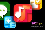 iOS 14 App Icons | bright colors, an Icon by wowomnom (Thumbnail 3 of 3)
