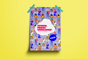 15 hand drawn girls illustration set, an Illustration by Plainly Simple Store (Thumbnail 9 of 13)