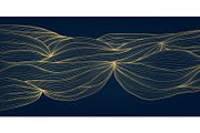 Water And Waves Golden Backgrounds, a Background Graphic by Marylia (Thumbnail 14 of 22)