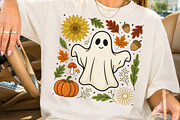 Cute Fall Ghost Sublimation, Autumn, a Seasonal Illustration by Rose Art (Thumbnail 3 of 6)