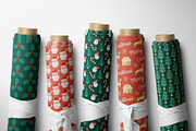 Dog Christmas patterns card elements, a Pattern Graphic by RevolutionizZed (Thumbnail 4 of 14)