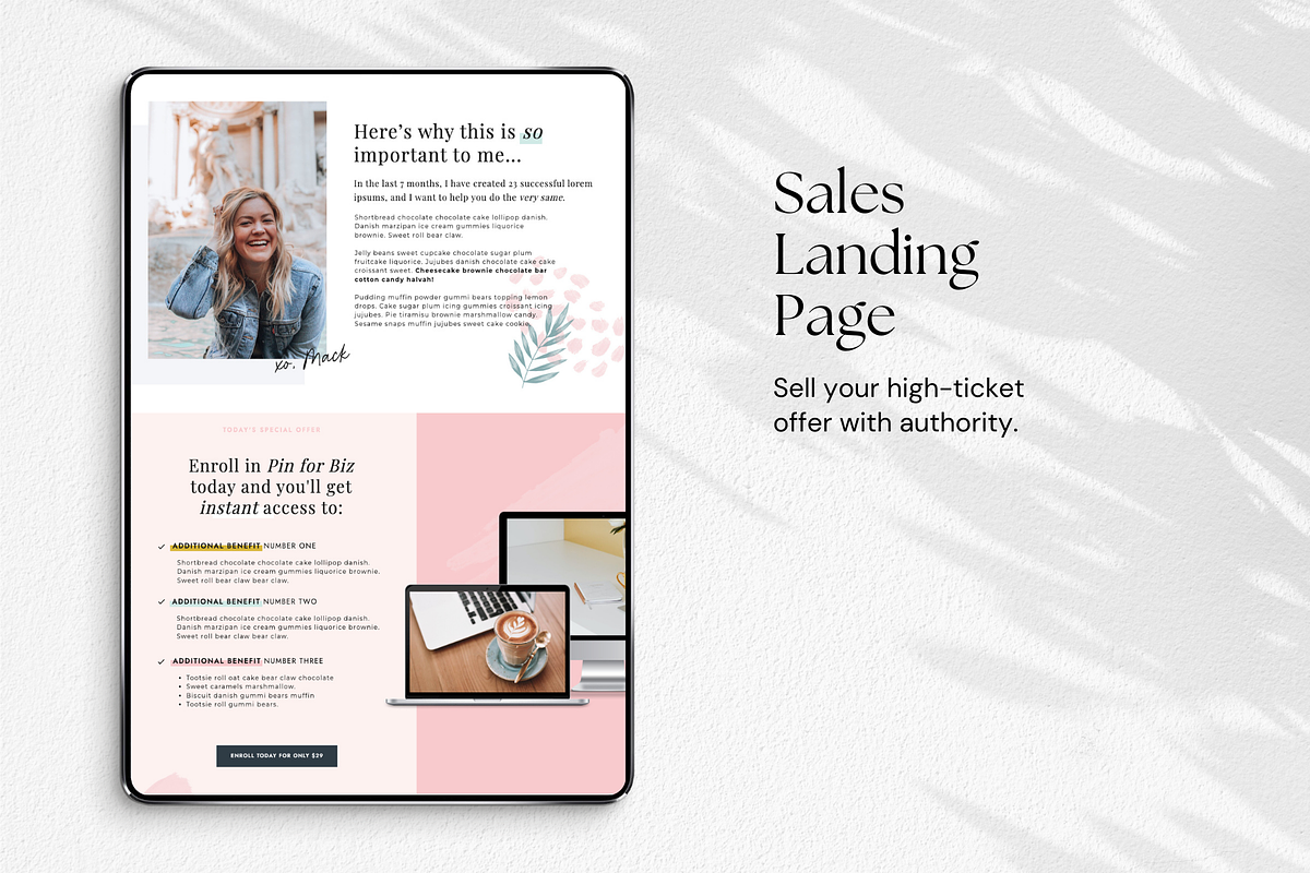 Virtual Assistant Website MEGA Kit, a Websites & App Template by Sugar Studios (Photo 6 of 9)