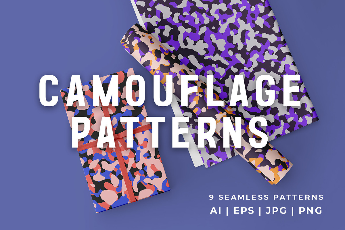 Camouflage Seamless Pattern, a Pattern Graphic by Abstracto-Create (Photo 1 of 5)