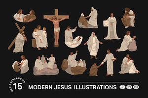 Jesus Illustrations, a Person Illustration by DesignerCandies