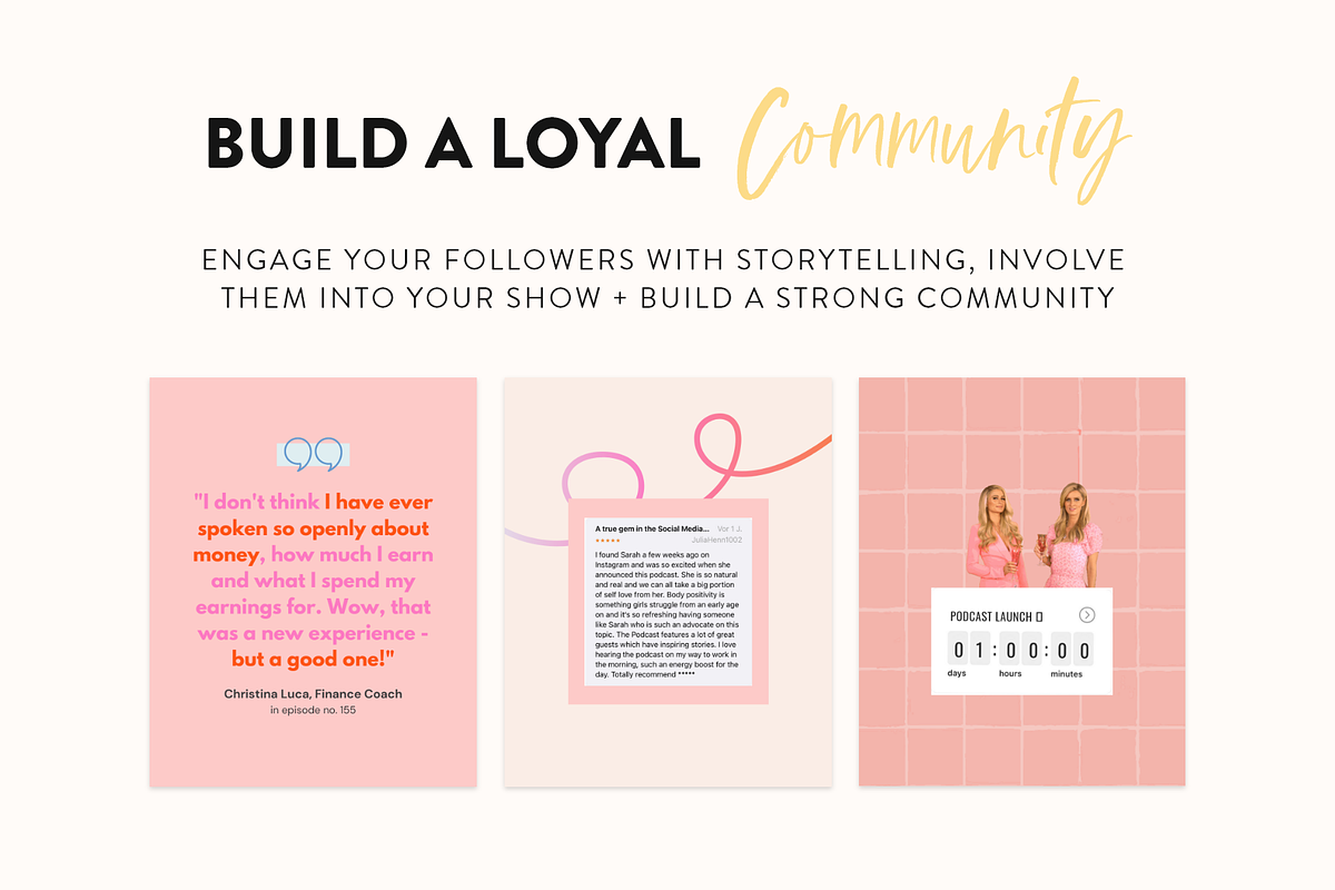 Podcast Posts Template Pack for Insta