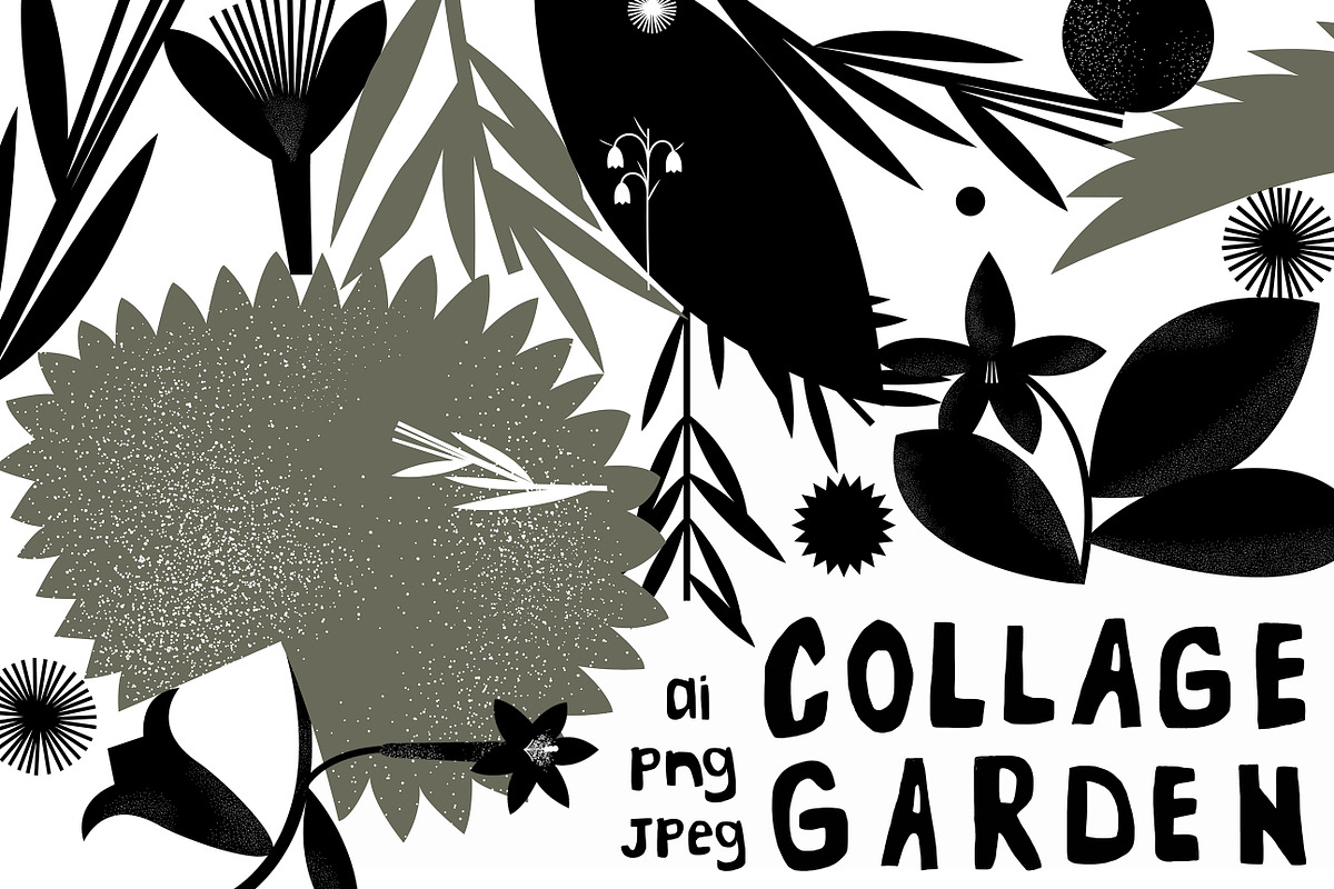 Collage garden, an Object Graphic by Mii Lab (Photo 1 of 16)