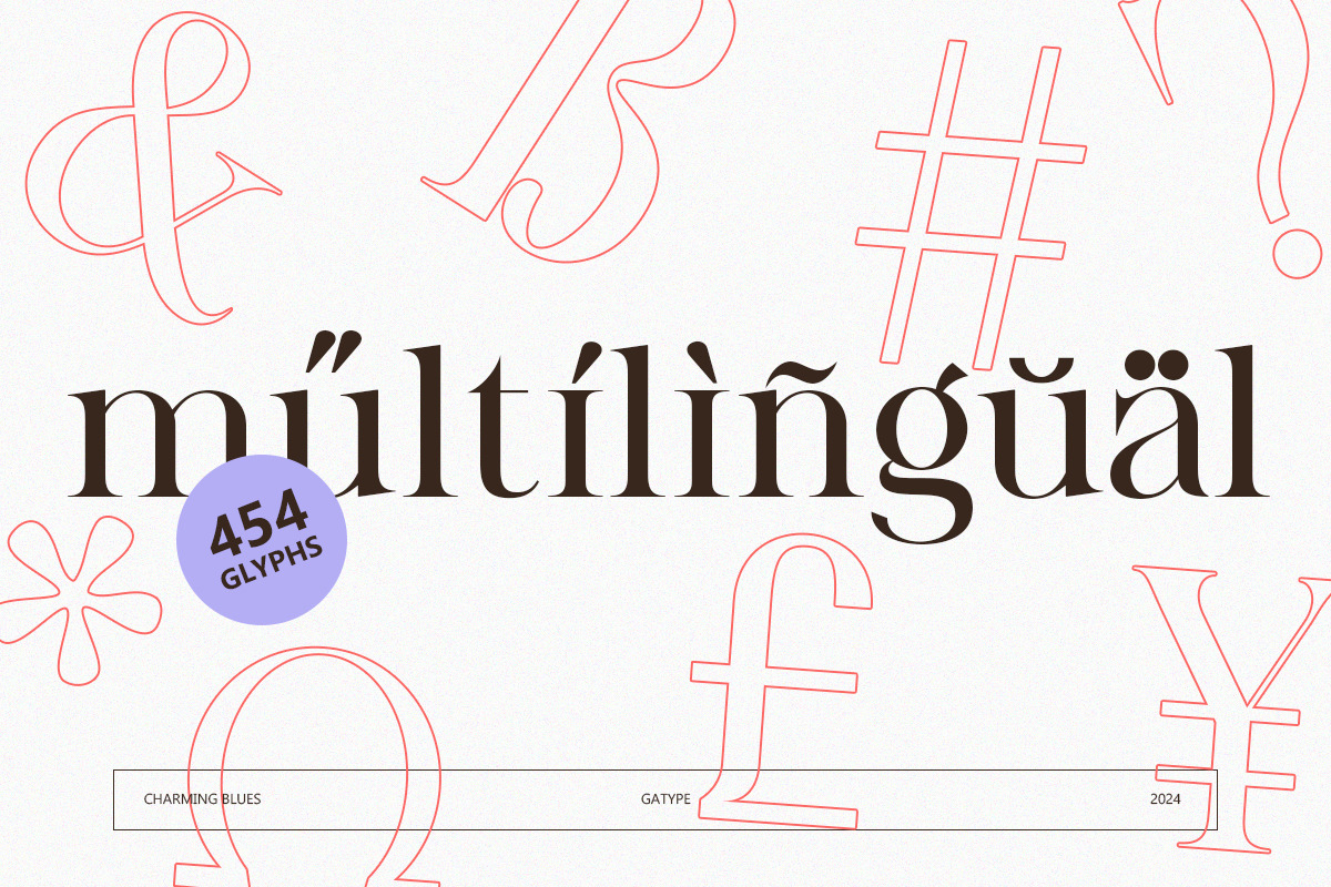Charming Blues, a Serif Font by Gatype (Photo 9 of 11)