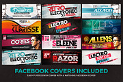 12 DJ Event Flyers + FB Covers, a Flyer Template by Graphicdome (Thumbnail 5 of 5)