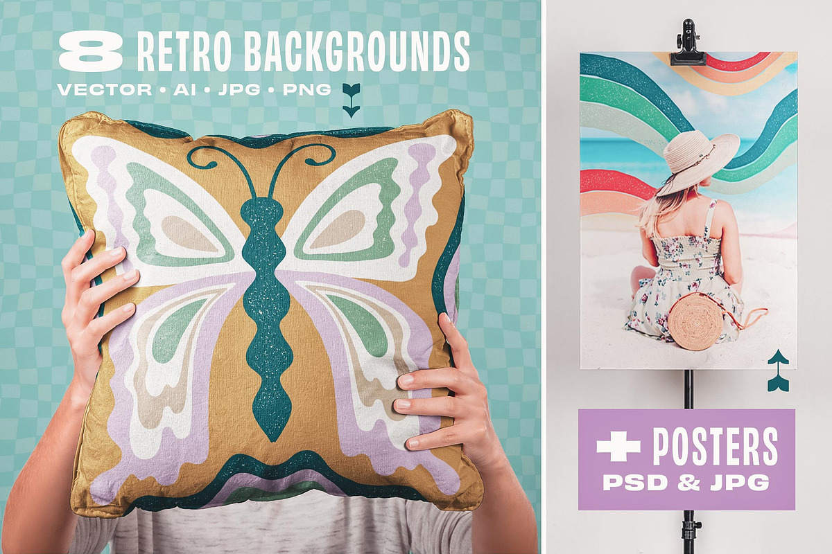 GROOVY Patterns & Backgrounds, a Pattern Graphic by Anugraha Design (Photo 2 of 9)
