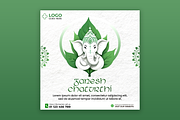 Eco friendly Ganesh Chaturthi 5 post, a Social Media Template by AyyazMomin (Thumbnail 3 of 6)