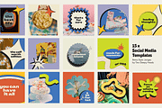 Retro Jonges | Canva Social Media, a Social Media Template by Two Sleepy Heads Studio (Thumbnail 2 of 4)