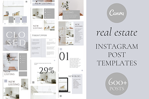 Real Estate Social Media Post Bundle