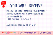 Santa & Elf Outline Clipart, a Decorative Illustration by Noey smiley (Thumbnail 3 of 6)