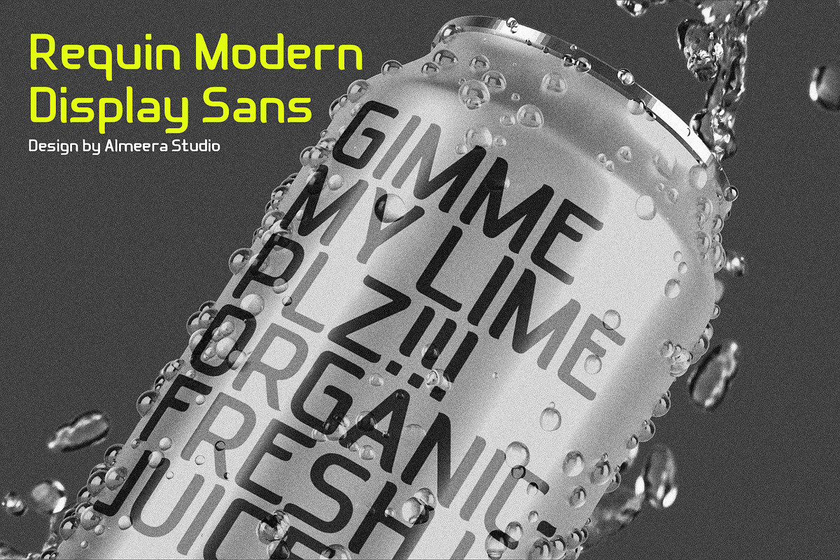 Requin - Modern Display Sans, a Sans Serif Font by Almeera Std (Photo 4 of 8)