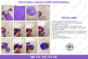 3D Rolled Paper Flowers SVG, a Graphic by Digital_Craftyfox (Thumbnail 6 of 11)