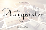 Photographer, a Handwritten Font by FreshTypeINK (Thumbnail 1 of 9)