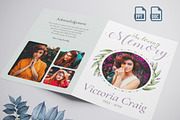 funeral program printing template, a Templates & Theme by TemplateLab (Thumbnail 1 of 2)