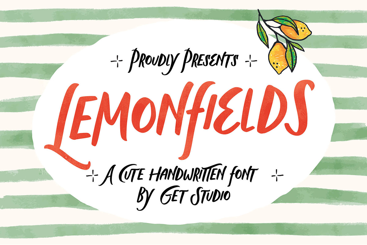 Lemonfields - Cute Handwritten Font, a Handwritten Font by Get Studio (Photo 11 of 11)