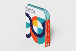 Sliding Box Mockup - 8 Views