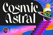 Cosmic Astral High Contrast Serif, a Serif Font by timelesstype.co (Thumbnail 1 of 10)