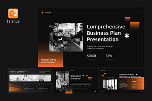 Business Strategy Pitch Deck, a Presentation Template by Eklip Studio