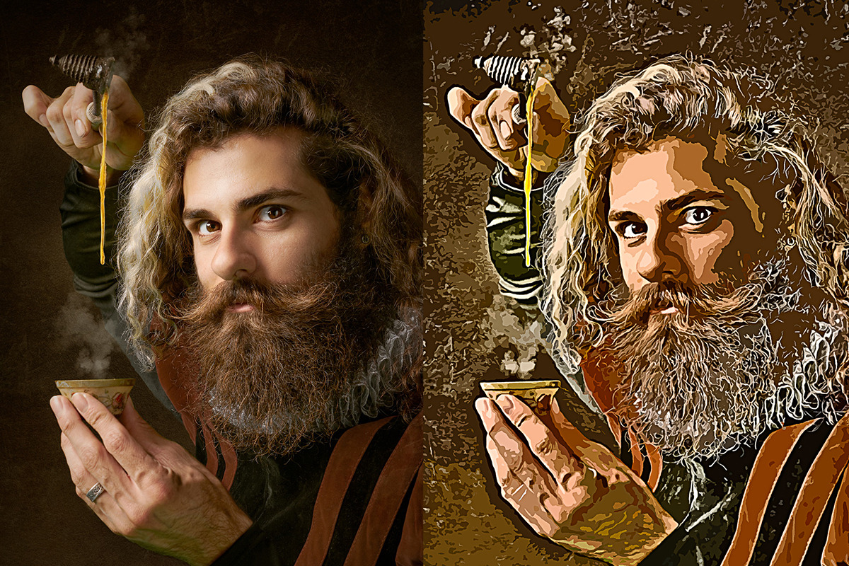 Illustration Photoshop Action, an Action Add-On by Grishka89 (Photo 4 of 10)