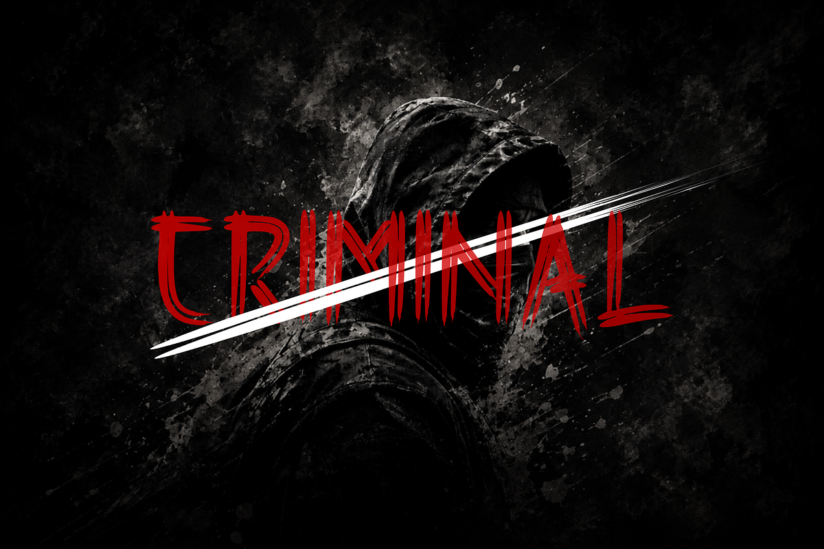 BAVDAK – Brutal Brush Display Font, a Handwritten Font by idealistudio (Photo 2 of 6)