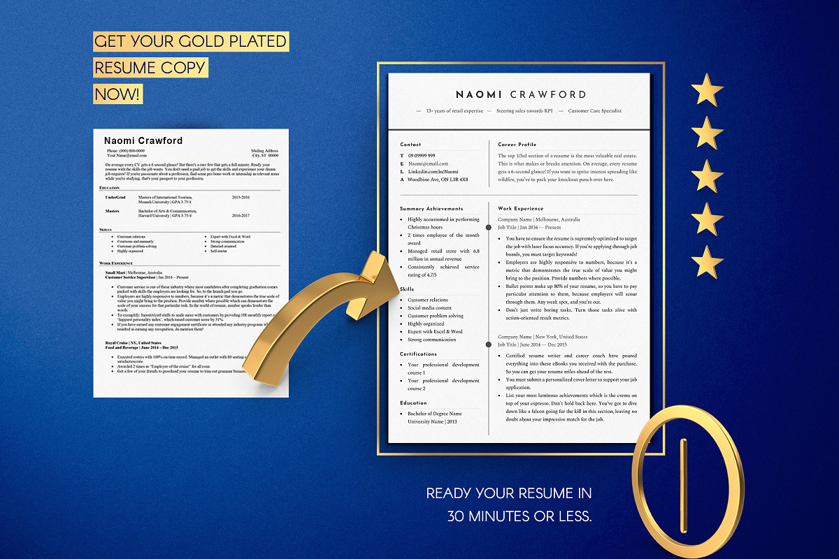 Pages Resume Templates, Word & Doc, a Resume Template by Career Canvas (Photo 9 of 11)