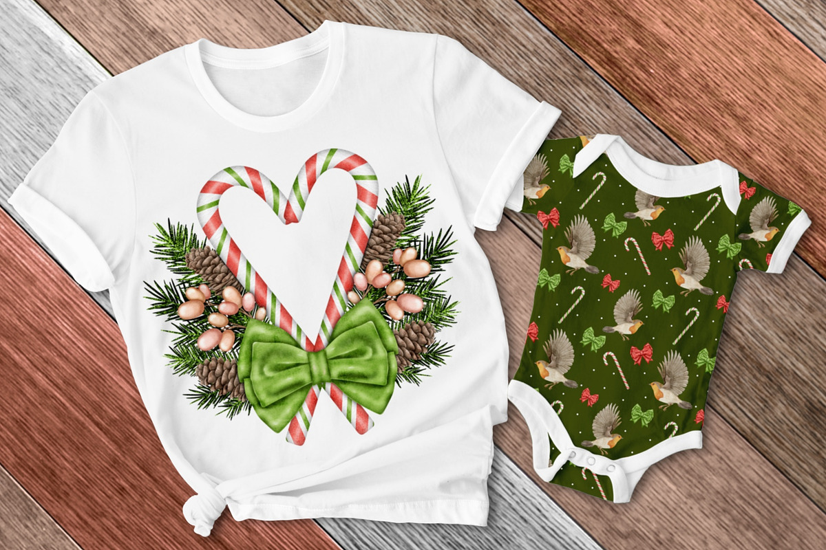 Christmas Robins watercolors, a Seasonal Illustration by Happy Sloth Graphics (Photo 15 of 19)