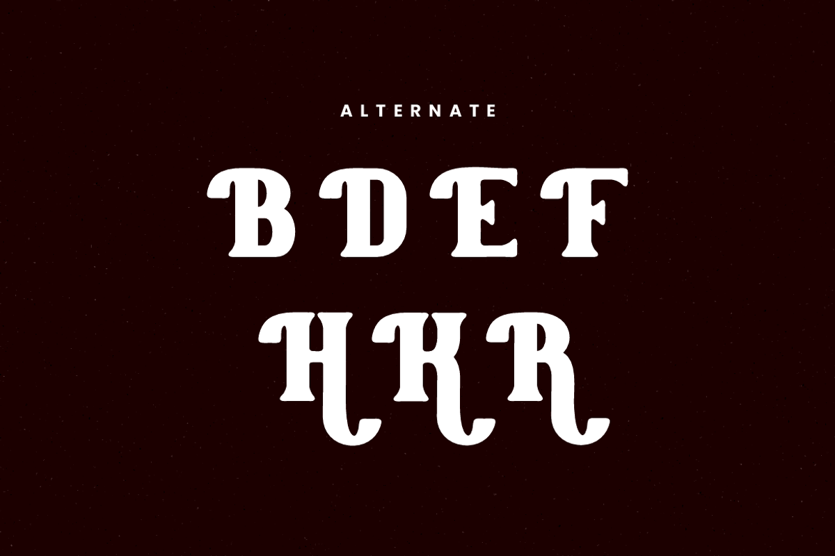 Rodgros - Rustic & Vintage Font, a Serif Font by QR Design Studio (Photo 9 of 10)