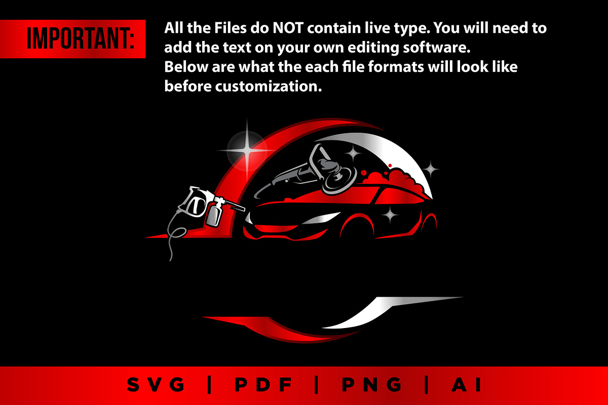 Car Wash and Detailing Logo Template, a Design Template by Guavanaboy (Photo 2 of 3)