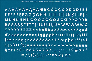 HeyWow Typeface