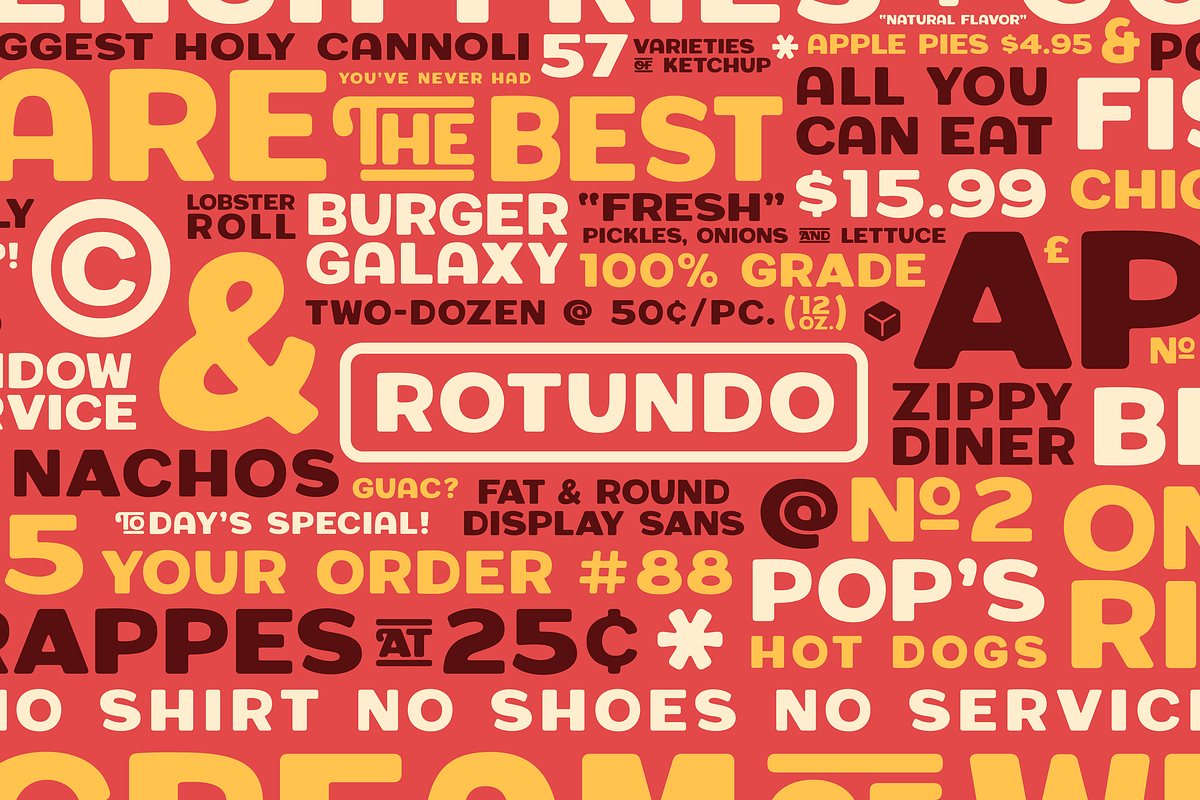 Rotundo — Friendly, pudgy sans, a Sans Serif Font by SimpleBits® (Photo 2 of 5)