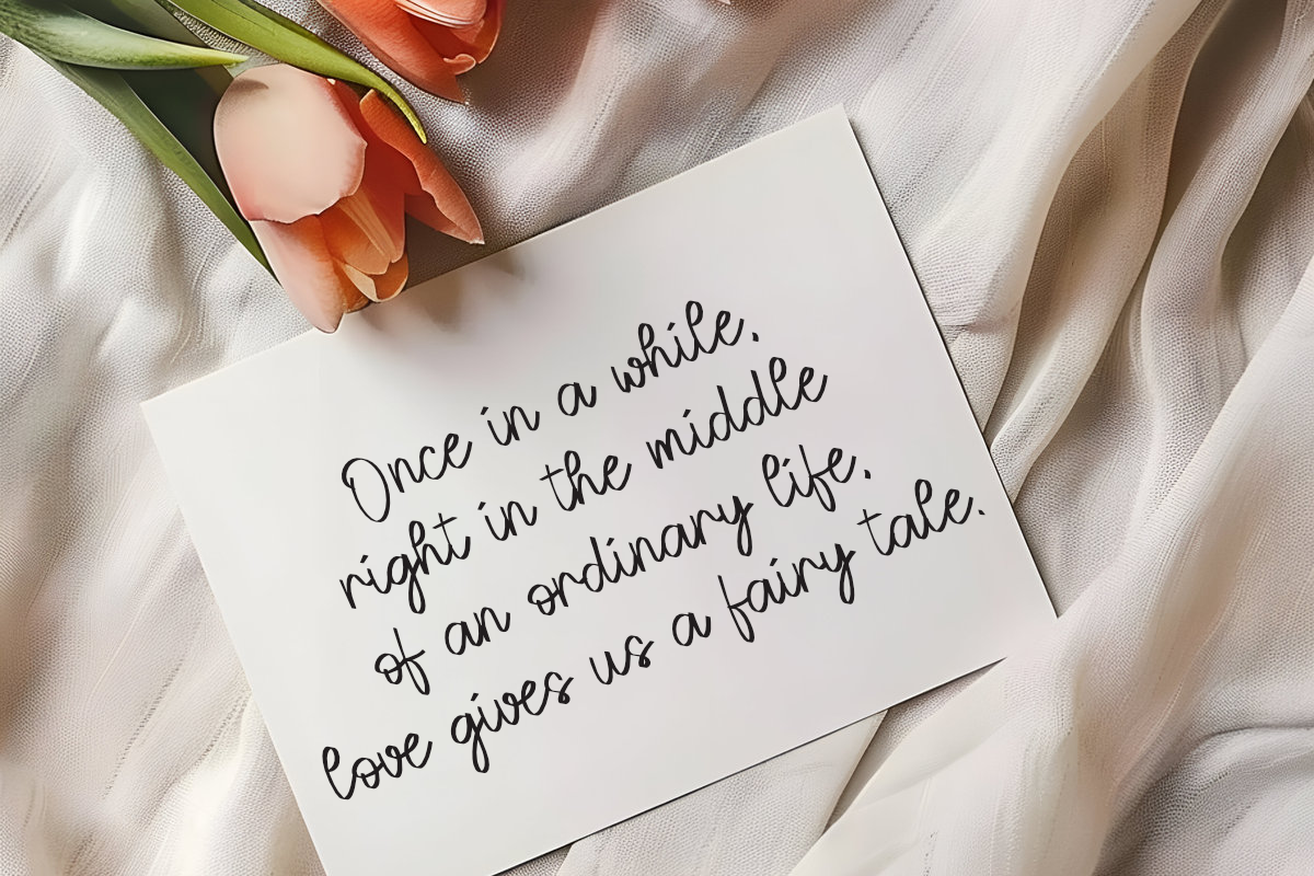 Bride - Natural Handwritten, a Script Font by Letterayu Studio (Photo 6 of 6)