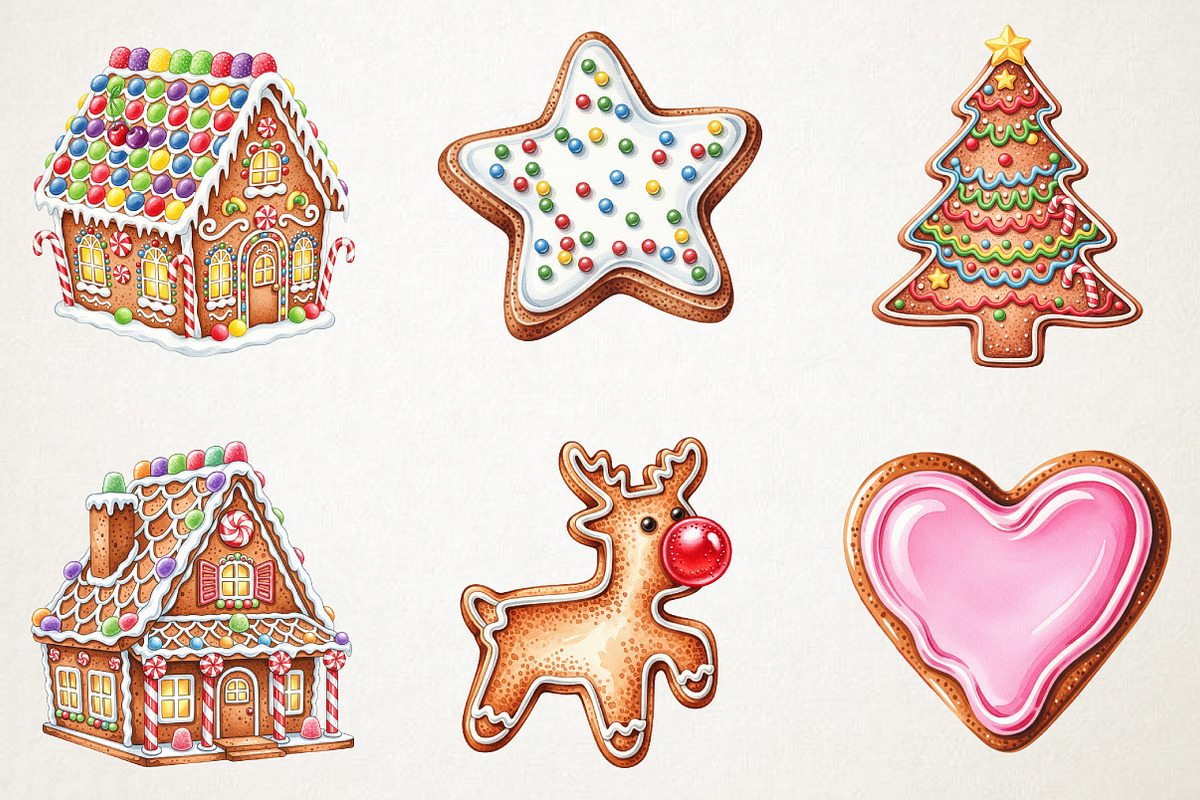 Gingerbread Wonderland Sweet Holiday, an Illustration by RobertsArt (Photo 7 of 7)