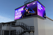 Billboard Screen Mockup, an Advertising Mockup by Unerispace (Thumbnail 2 of 5)