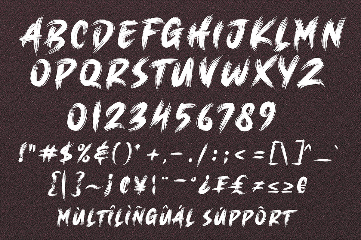 SALE! BRUSH KING / Brush Font, a Blackletter Font by Subectype Studio (Photo 11 of 11)