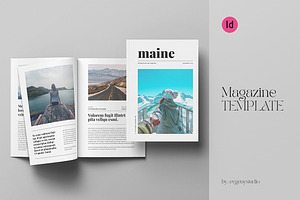 Maine Magazine Template