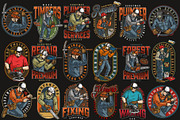 Handymen t-shirt designs, a Branding & Logo Template by DGIM studio (Thumbnail 2 of 12)