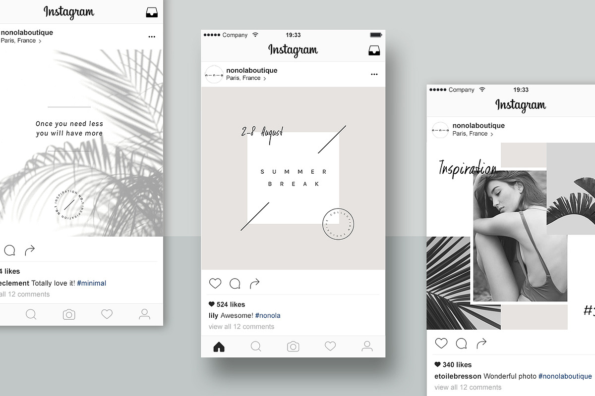 Lifestyle Social Media Pack • Íma, a Social Media Template by Nonola (Photo 5 of 8)