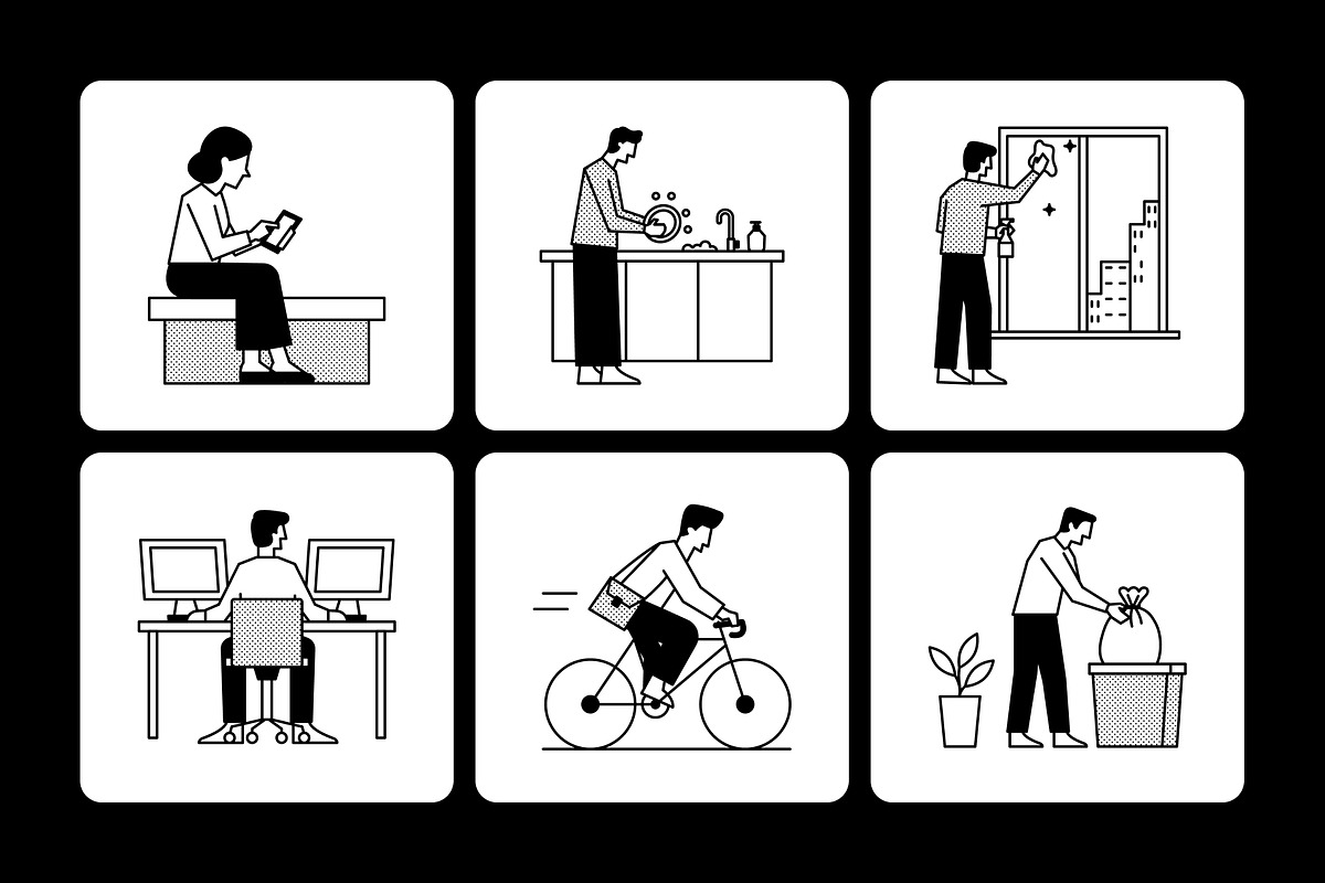 45 Animated Modern Lifestyle Icons, an Outline Icon by Prosymbols (Photo 3 of 4)